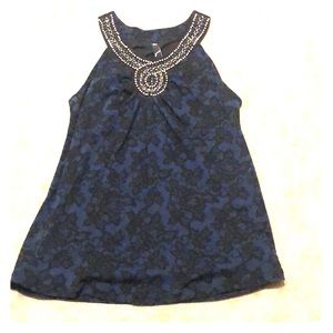 Black, Blue & Bling Tank!